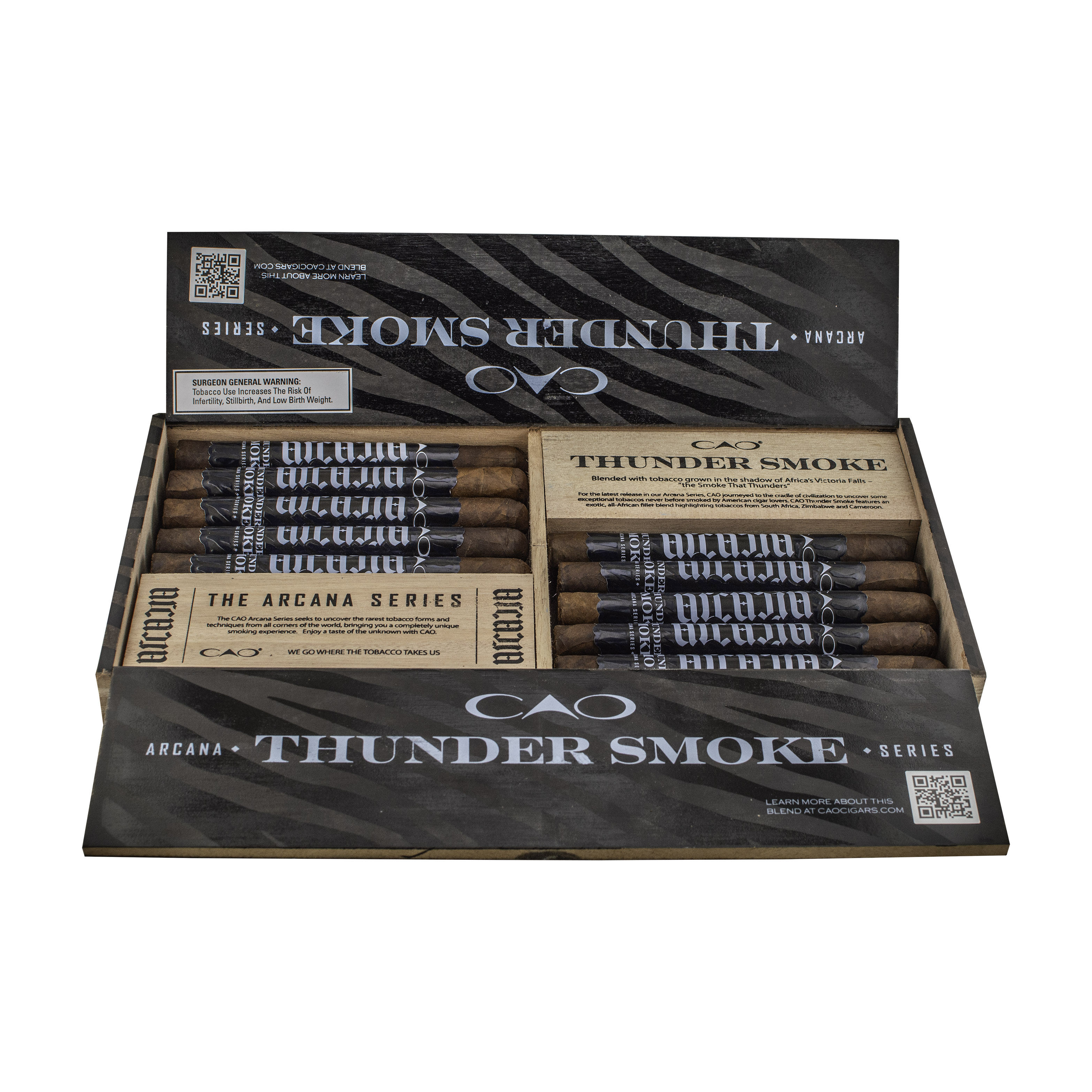 CAO Arcana Thunder Smoke Toro Grande Cigar - Box